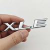 3D Metal Badge Car Letters Rear Trunk Logo XLE Sticker Emblem for Toyota Highlander Corolla Sienna Camry RAV4 XLE Accessories