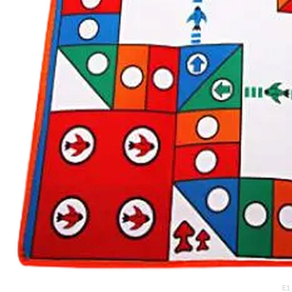 Flying Chess Game Carpet Board Indoor Outdoor Playmat Entertainment for Kids