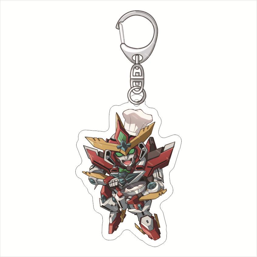 

Anime BANG BRAVERN Yuuki Bakuhatsu Bang Bravern Acrylic key chain Figure Display Cosplay Charm Toy Gift 6 cm