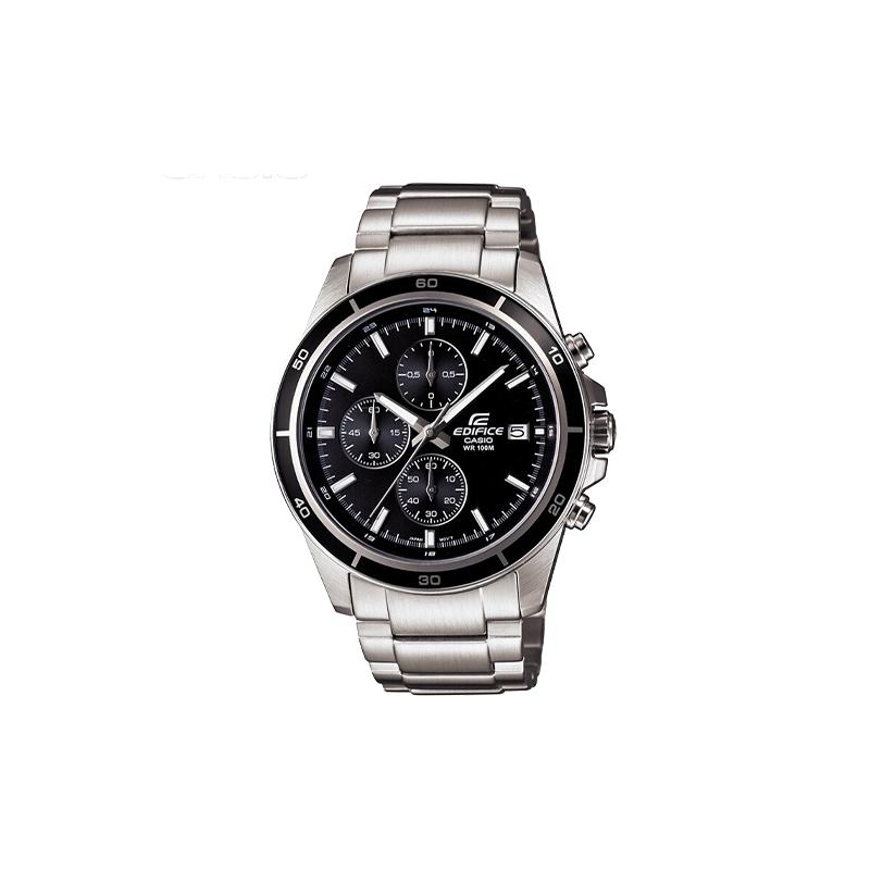 

Casio EDIFICE Classic Watch Quartz Movement Stainless Steel Strap Japanese and Korean Watch 48.5mm43.8mm11.6mm Men s Watch Black EFR-526D-1AVUDF чёрный