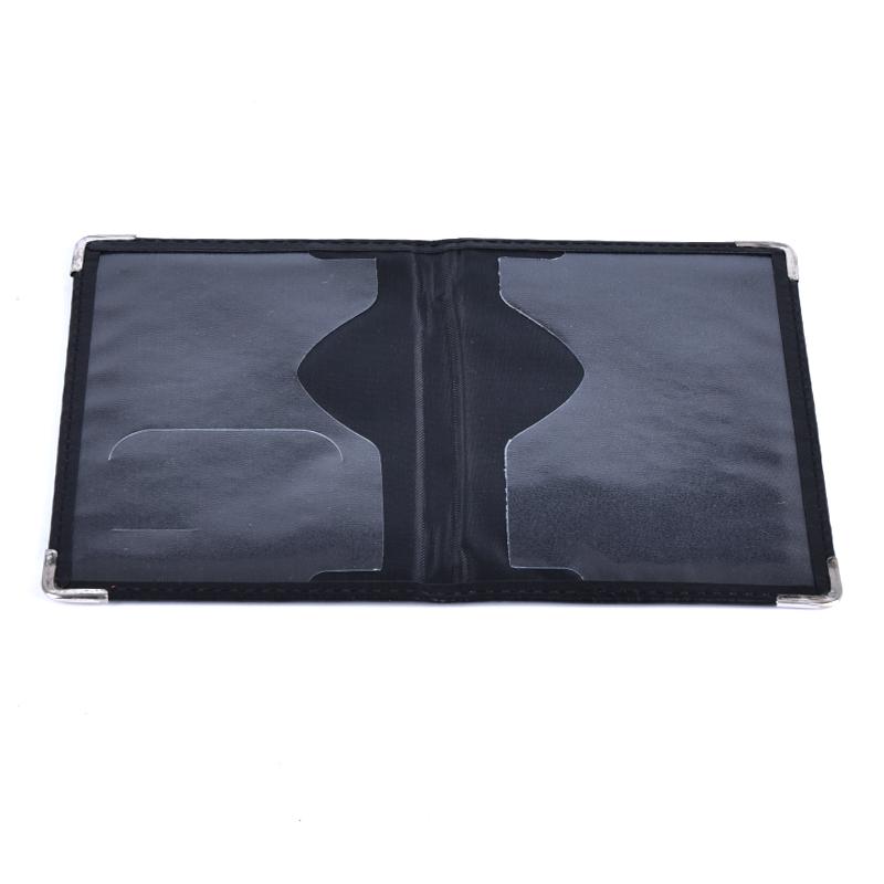 Casual Pu Leather Passport Covers Travel Id Card Passport Holder Wallet Case