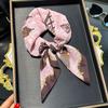 New Scarf Printed Square Scarf Korean Version Retro Silk Scarf Internet Celebrity Headband Women's Fashion Versatile High-end Headscarf