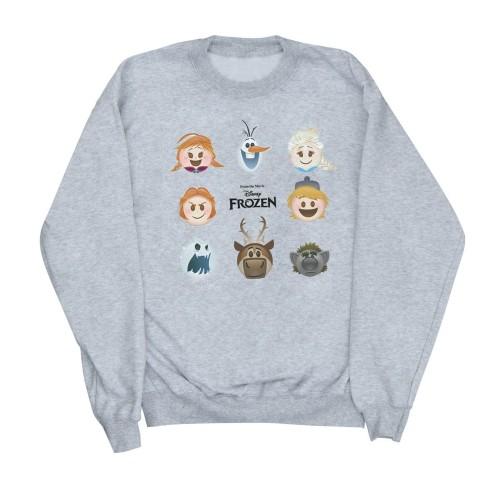 Disney Womens/Ladies Frozen Heads Sweatshirt