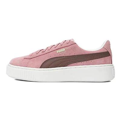 Basket Platform Core Suede Comfortable Versatile Lightweight Low-Top Sneakers Women Sneakers Red Purple 363559-15