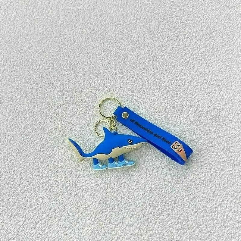 Keychains Italian Brainrot Cartoon Tung Tung Tung Sahur Car Keychain Funny Meme Anime Cute Key Ring Creative PVC Pendant Gifts