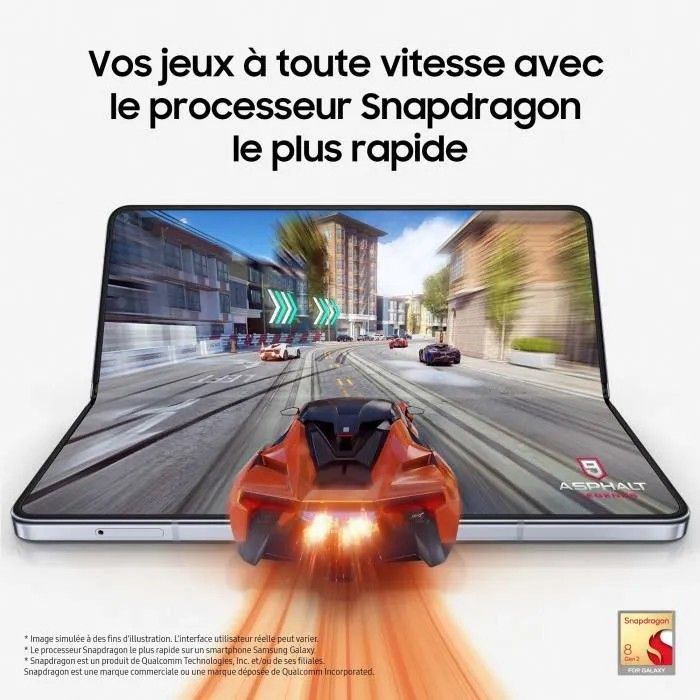 SAMSUNG Galaxy Z Fold5 256 GB 5G Blau Single-SIM - US-Version (Vereinigte Staaten) - Sehr guter Zustand