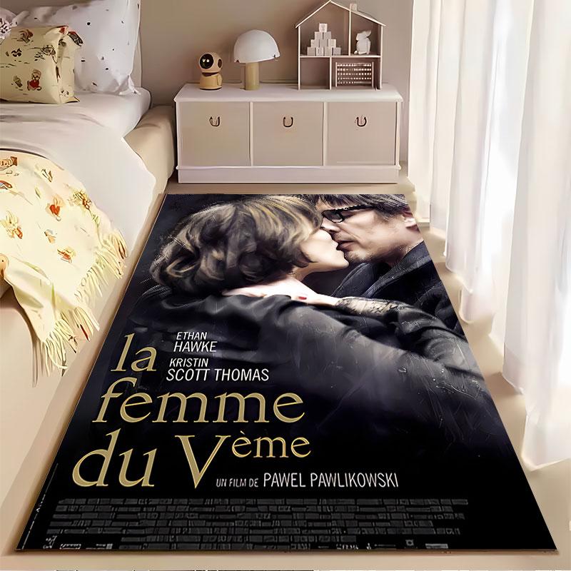 Romantic Movie Print Carpet suitable as a non-slip mat for the living room or bedroom sofa