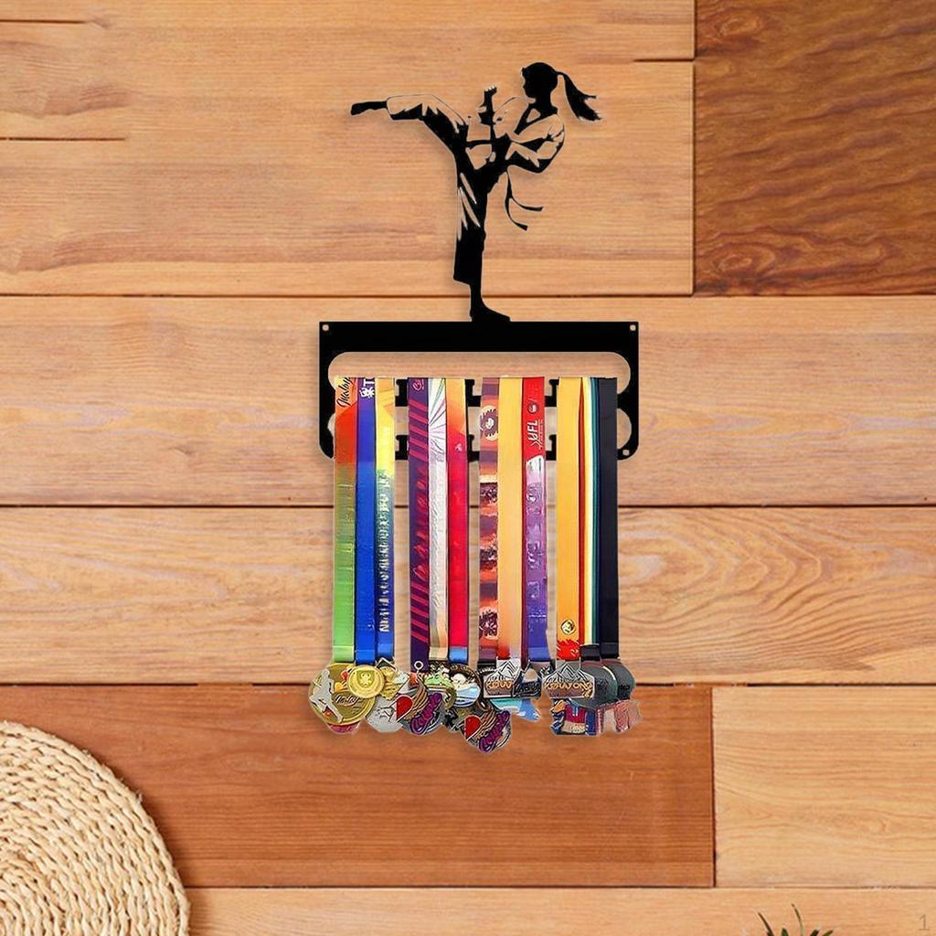 Cheer Holder Medal Hanger Sturdy Iron Award Tape Organizer of The Deportivo Share