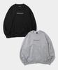 BLACK MOMENT Damaged Black Graphic Oversized Sweatshirt _ 4 Colors