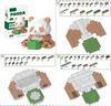 Mini stavebnice Roztomilá panda Stavebnice Houpačka Stavebnice pro děti 6 7 8 9 10+ Dospívající Dospělí 3D zvířecí kostky Hračka