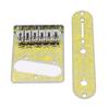 6 String Saddle Bridge Electric Guitar Bridge Decoration with Control Plate for TL Electric Guitar