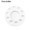Multi-Shape Artist Palette Durable Plastic Paint Mixing Trays for Acrylic Watercolor Oil Painting Assorted Sizes Easy-Clean JXB