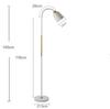 Nordic Multi-Angle Floor Lamp for Living Room, Bedroom, and Study