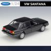 Welly 1/24 Volkswagen Santana Alloy Car Model Diecast Metal Classic Retro Vehicles Car Model Simulation Collection Children Gift