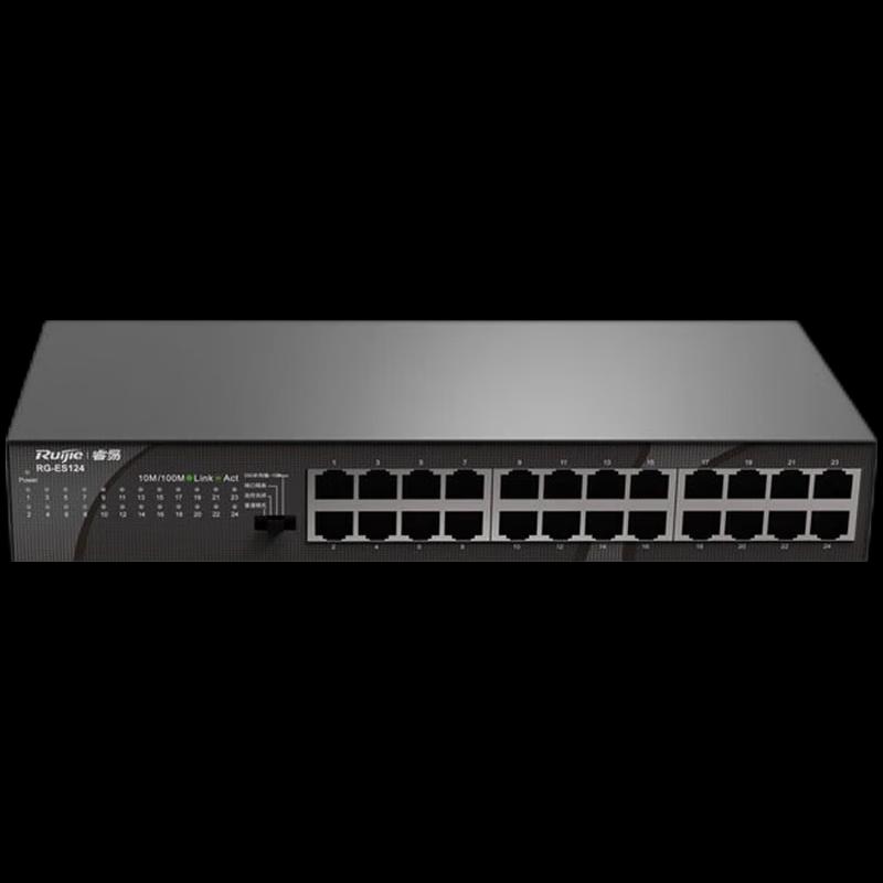 Ruijie RG-ES124 24portový 100Mbps nespravovaný Ethernetový přepínač