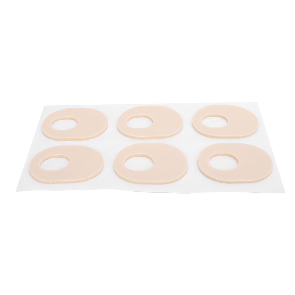 24pcs Latex Self Stick Adhesive Foot Cushion Anti Friction Breathable Foot Pad Sticker for Walking
