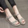Fairy Wind Beef Tendon Sole Sandals Female 2025 New Versatile Retro Soft Leather Casual Slippers Student Soft-soled Beach Shoes