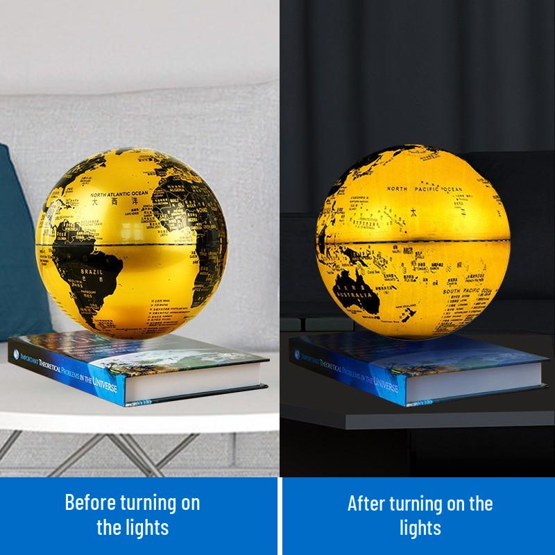 Deepseek AI Smart Levitation Globe: Soy Bean Magnetic, Talking, Suspended AR Ornament.