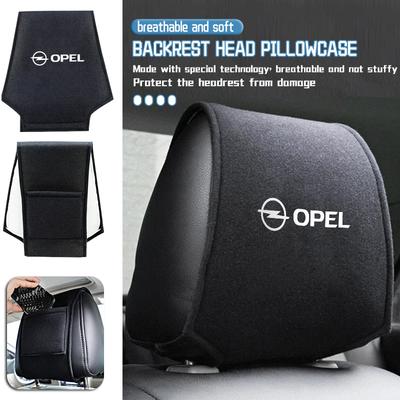 AAHD1 For Car Seat Headrest Pillow Protective Cover Auto Headrest Cover Interior Accessories Insignia Corsa Zafira Meriva Mokka