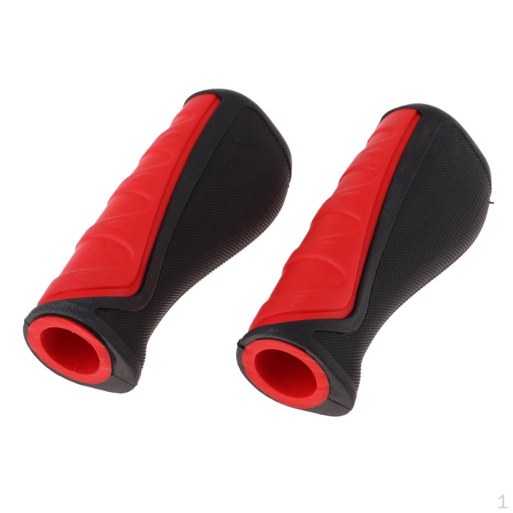 Велосипедная Рукоятка Руля Покрытие Руля Дорожное Red+Black