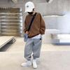 2025 Boys' Trendy Autumn Sports Suit - Handsome Street Style Two-Piece for Kids
