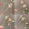 Retro Chinese Style Tassel Hair Clip For Women Hair Stick Pins Flower Handmade Hairpins Charm Jewelry Accessories Hair Ornaments
