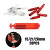20X Fishing Soundbar Lure Baits Rattles Insert Tube For Soft Worm Jigs Making Us