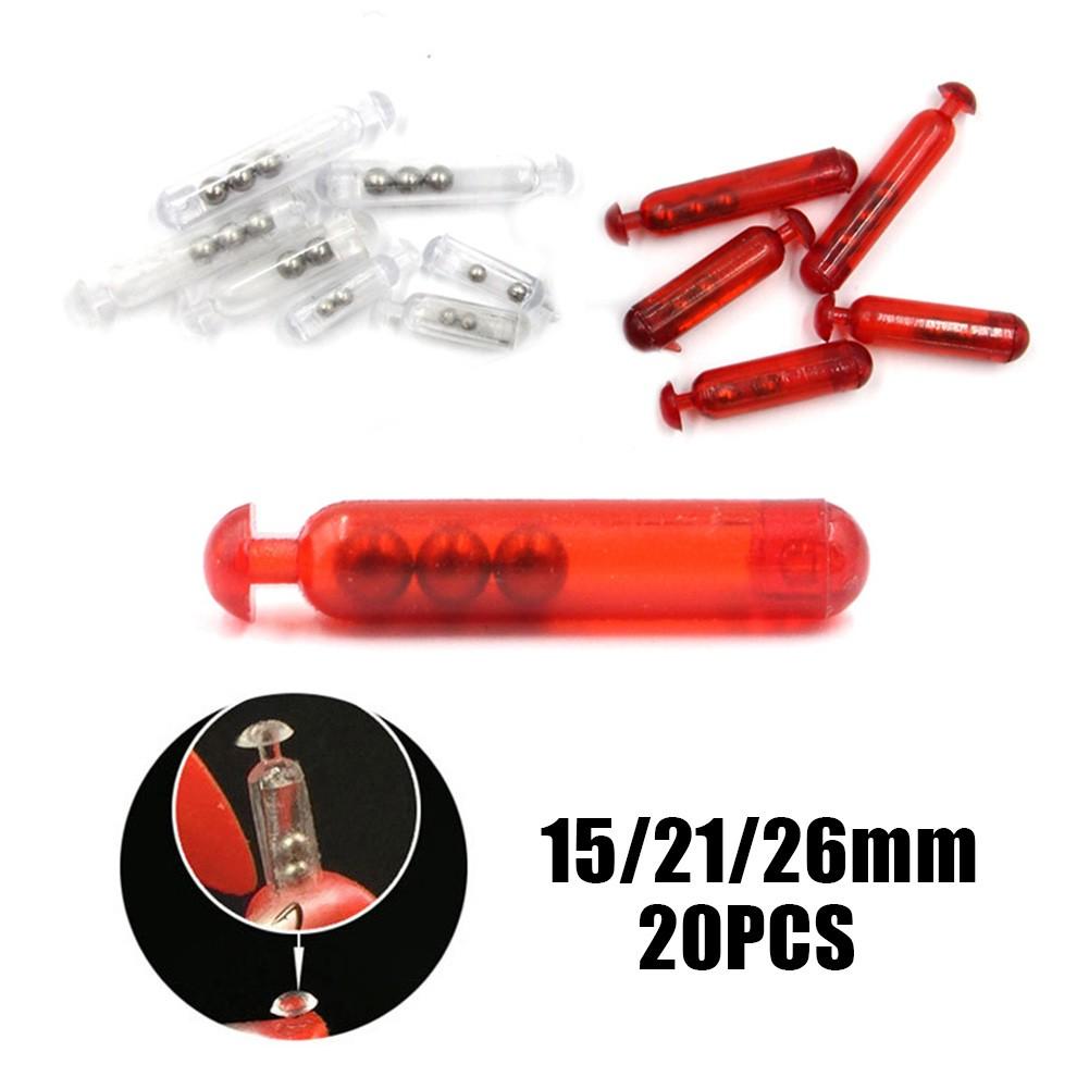 20X Fishing Soundbar Lure Baits Rattles Insert Tube For Soft Worm Jigs Making Us
