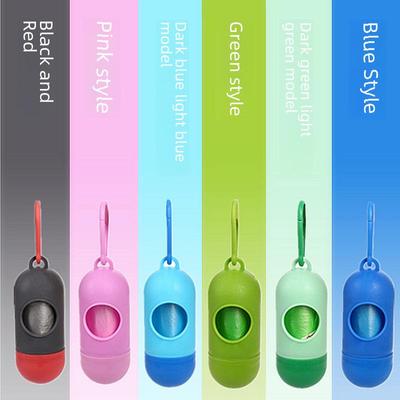Pet Waste Bag Holder - Bullet-Shaped Dog Poop Bags and Dispenser