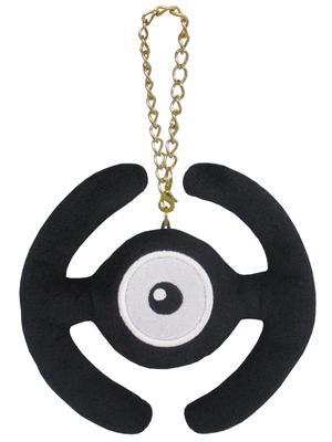 Sanei Boeki Pokemon ALL STAR COLLECTION Unown H X X Plush Pokemon PM25 Mascot, W10.5 D1.5 H9cm, Mascot,