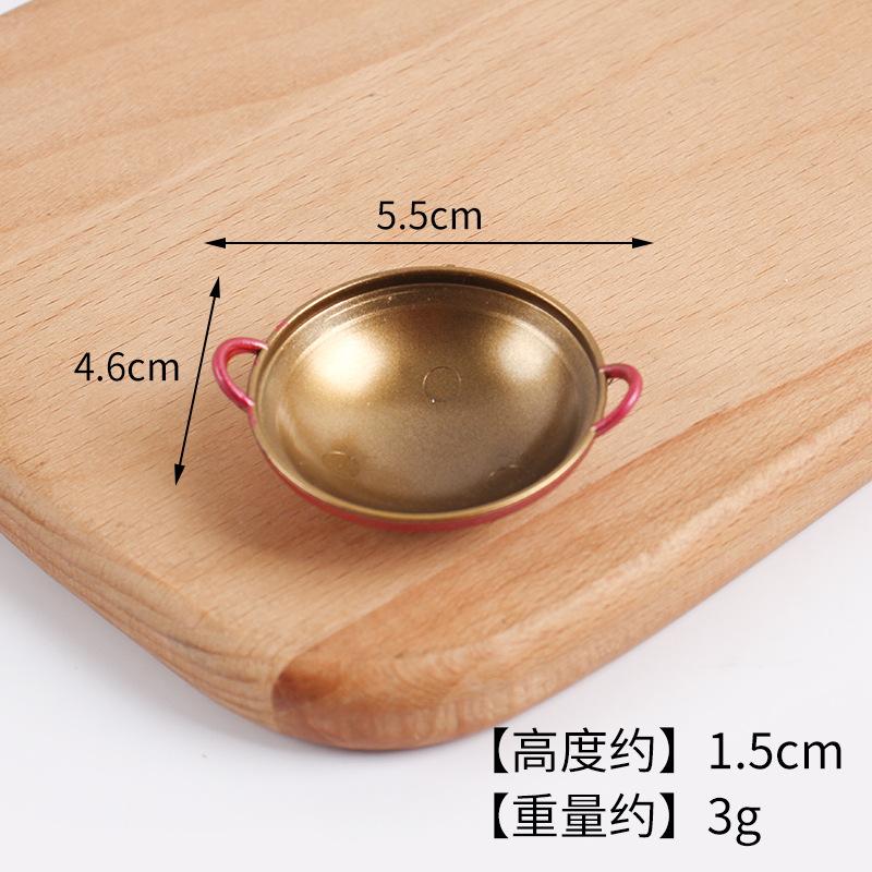 Mini Miniature Simulation Plate Small Bowl Tableware Diy Food Play Accessories Mini Container Play House Kitchen Toys