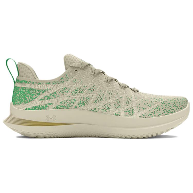 Under Armour Flow Velociti 3 Inciso nella Pietra Scarpe da Ginnastica da Uomo Crema Avorio-Duna Court-Verde 3027327-100