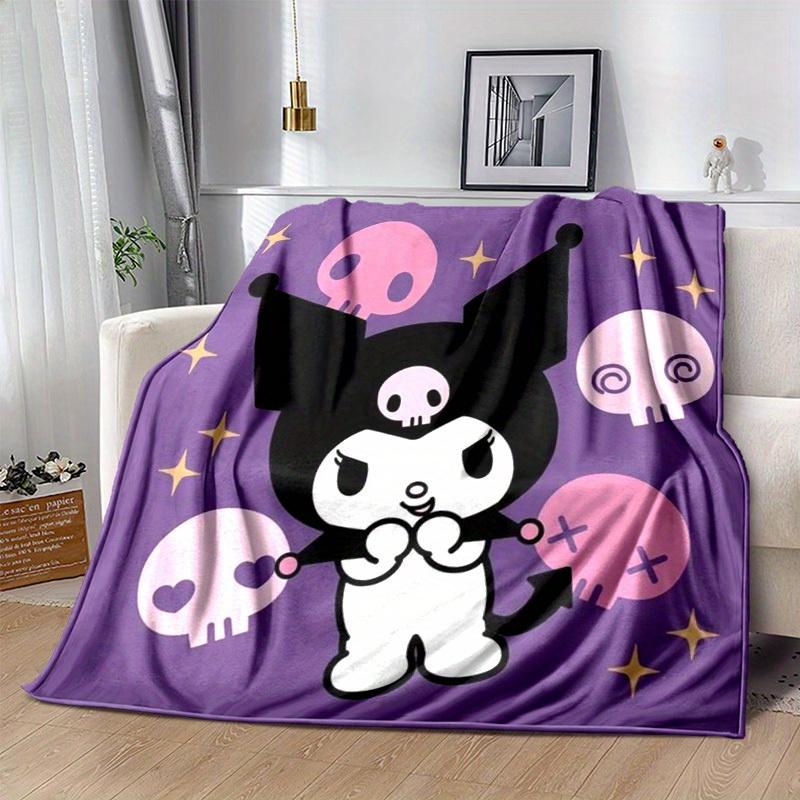 1pc. Cute Skull Patterned Blanket - Perfect for Home, Office, or Outdoor Use - Ideal G