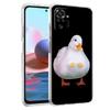 Cartoon Doubt Duck Phone Case For Xiaomi Redmi Note 12 4G 11 10 Pro 5G 10C 10S 9S 9 9T 8T 9C 9A 8 8A 7 K50 K40 Gaming Cover