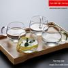 Cha Xun Glass Tea Infuser Cup with Tea Tray