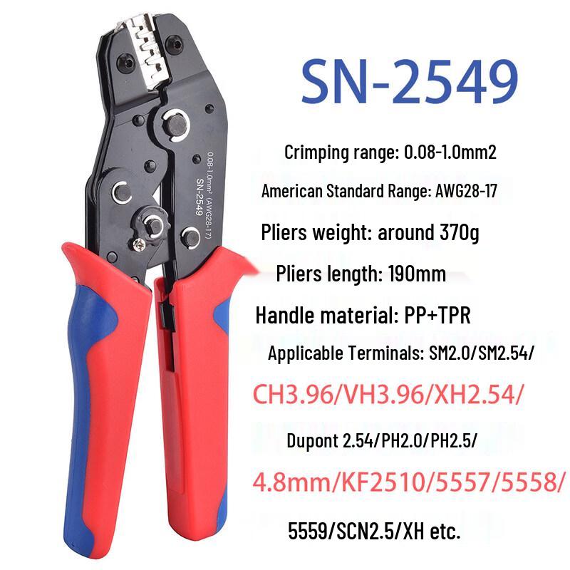 SN-2549 Wire Terminal Crimping Tool Set