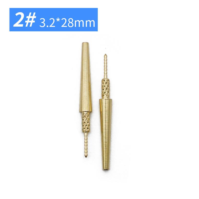 50 шт. Лабораторные латунные штифты-дюбели с шипом, латунные штифты для гипсовых каменных моделей, стоматологический материал, размер 2# 3#