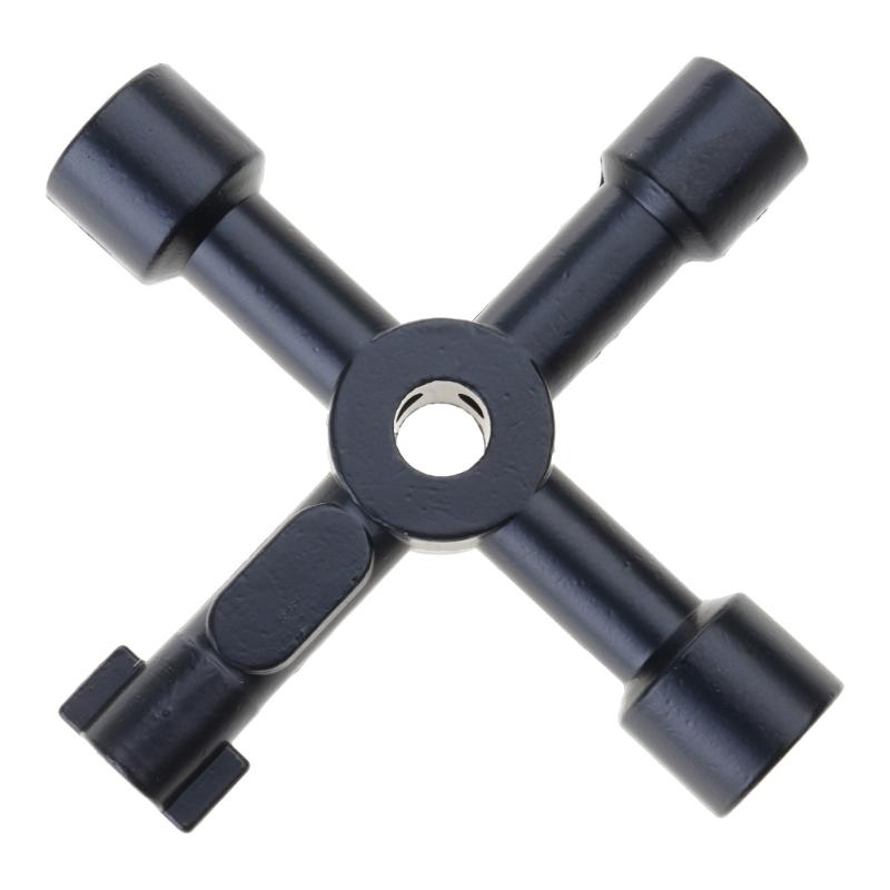 Practical Crosses Shaped Multiple Task Wrench Optimized For Mechanical Repairs Appliance Fixing And Emergency Toolboxes