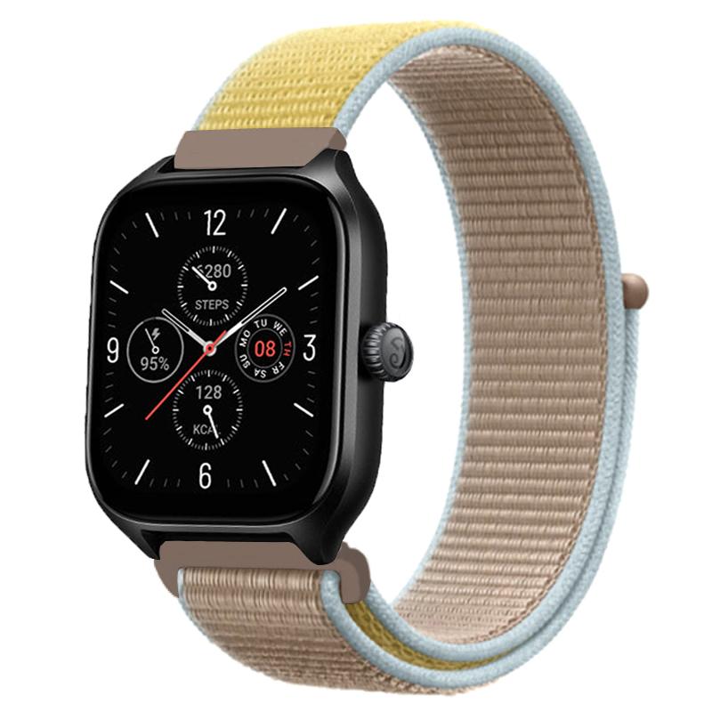 20mm 22mm Nylon Bandje voor Amazfit Balance 2 1/GTR 4 3 Pro 47mm/Bip 6 5 Sport Horlogeband Correa voor Amazfit Active 2/GTS 4 3 Riem