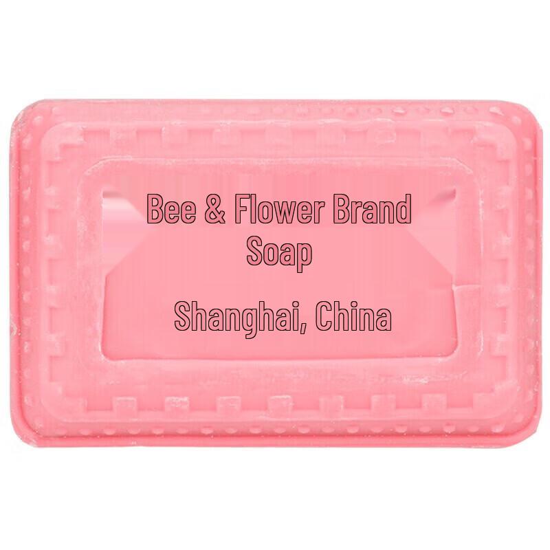 Bee & Flower Old Shanghai Rose Bar Soap 3-Pack