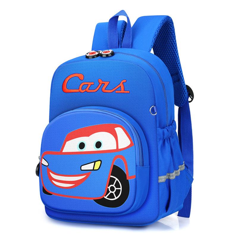 Nuovo Zaino Cartoon Auto per Bambini Ragazzi Ragazze Carina Borsa Scuola Materna Bambini Studente Cartella