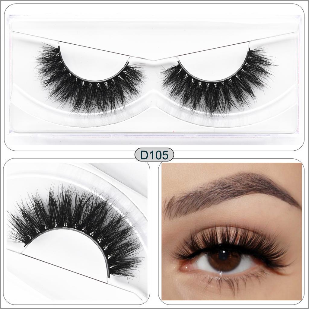 M62 Winged Mink Lashes Fluffy 3D Mink Eyelashes Natural Long Mink False Eyelashes Extension Mink Eyelashes Beauty Makeup Lashes