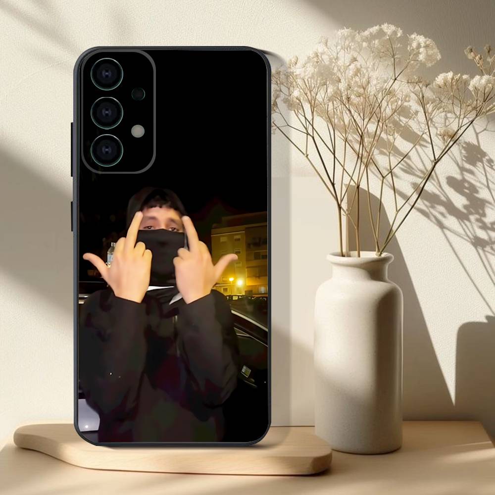 Beny Jr Rapper LowFlyer Phone Case For Samsung S 25,24,23,22,30,21,10,9,Ultra,Plus,Lite,FE,4,5G Black Soft Case