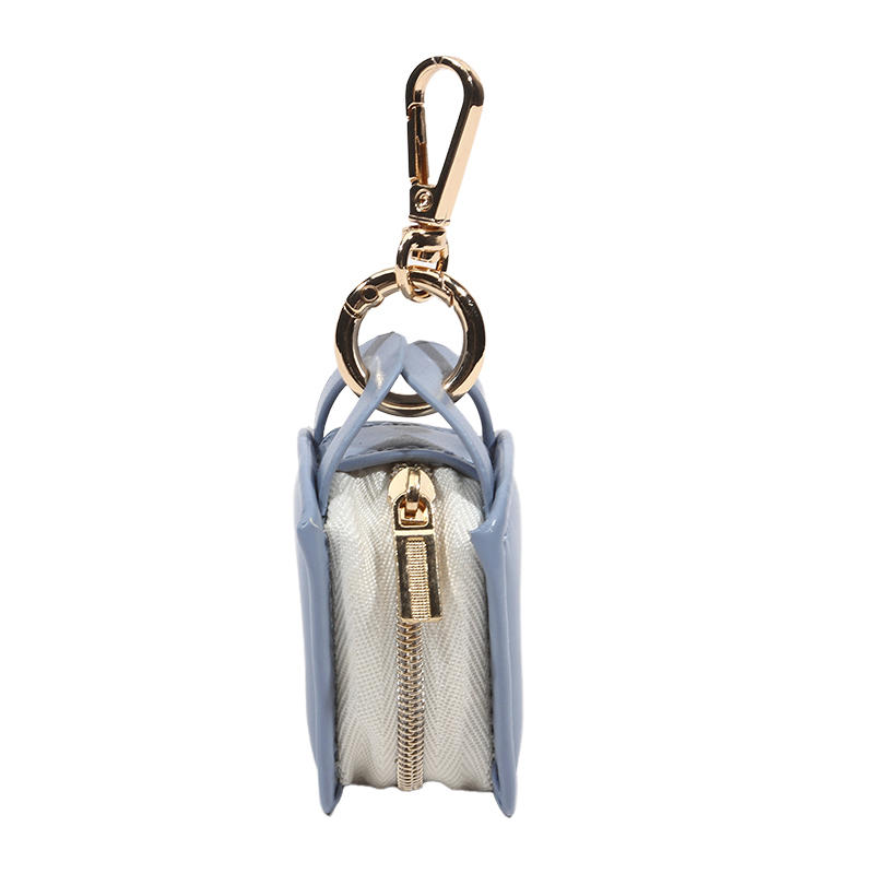 Portable Mini PU Jewelry Box Minimalist Gifts Jewelry Storage Case Keychain Travel Bag Pendant Bag Accessories