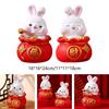 Statue Sculpture Photo Props Indoor Money Box Figurines for Desktop
