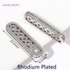 18K Gold Plated Inlaid Zircon Multi Strands Spacer Beads Bar,Bracelets Separators Bar,For Jewelry Making Supplies DIY Findings