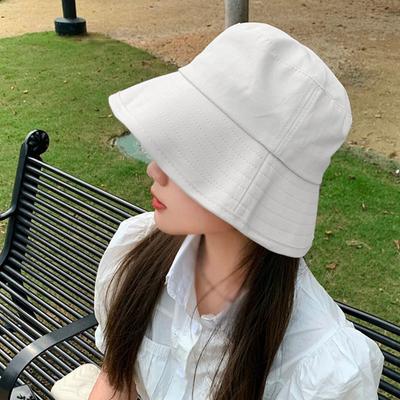 Bucket Hat Warm Fisherman Cap Winter Hat Sunhat Solid Color