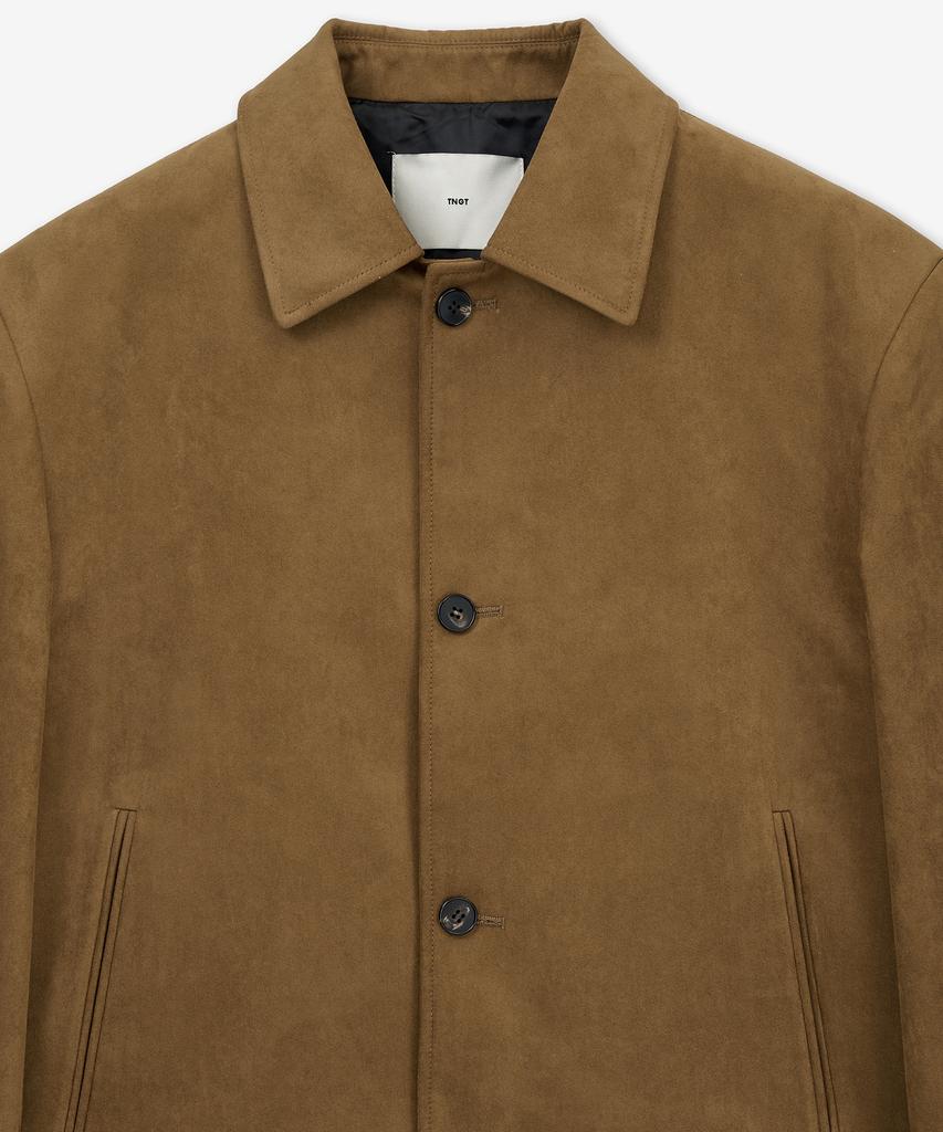 Tienjitiumeon W Faux Suede Short Jacket (Camel Brown) Tnju6E102Cm