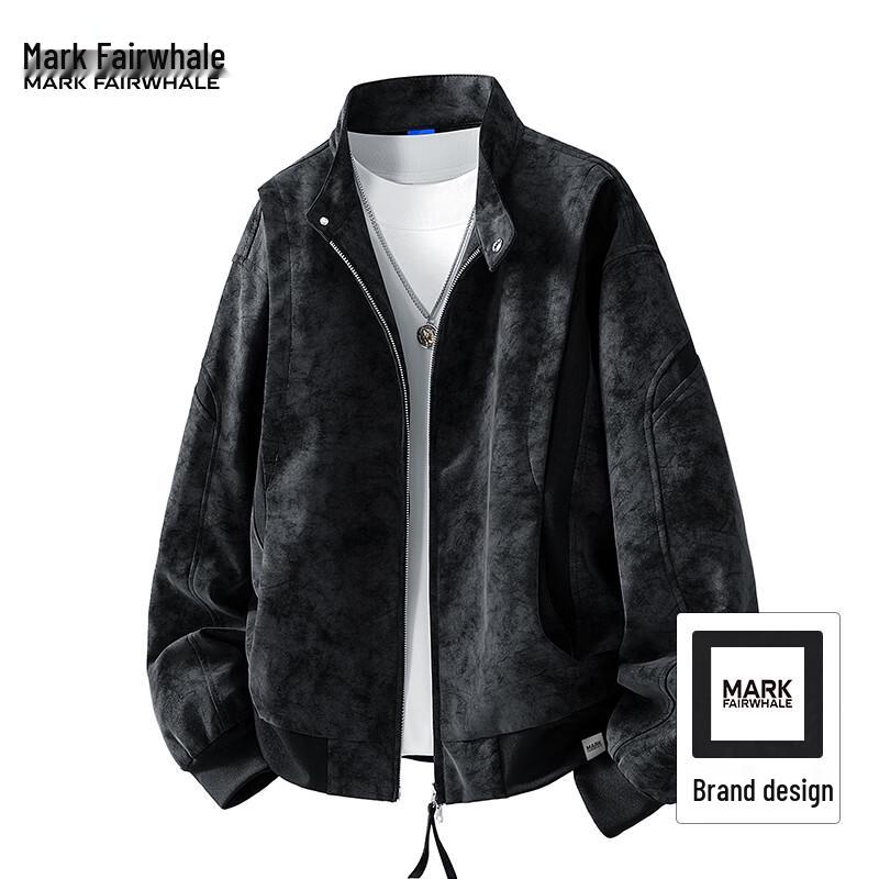 Mark Fairwhale Men s 2025 Autumn Trendy Lapel Jacket 2XL