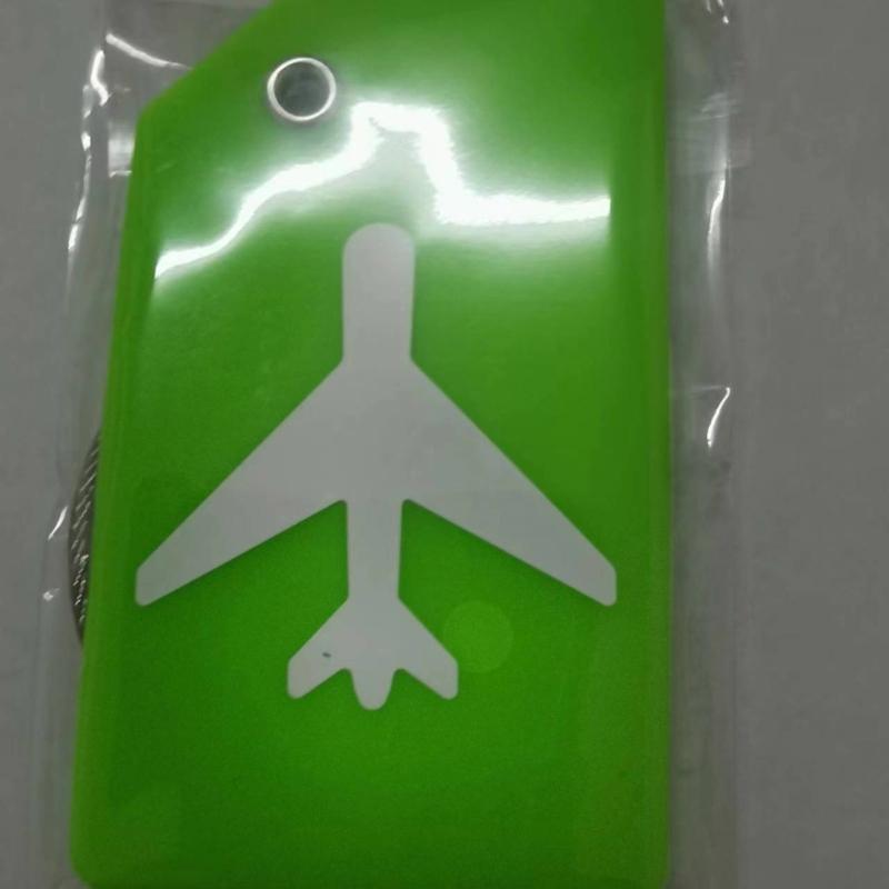 10pcs Silicone Suitcase Markers Durable Luggage Labels with Stainless Steel Loop Easy To Identify